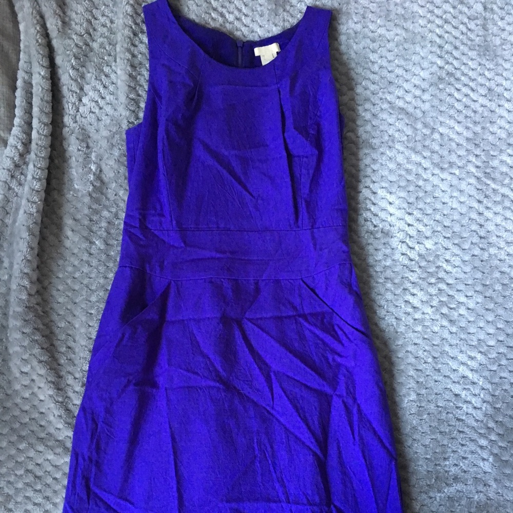 J Crew Small Purple Work Dress